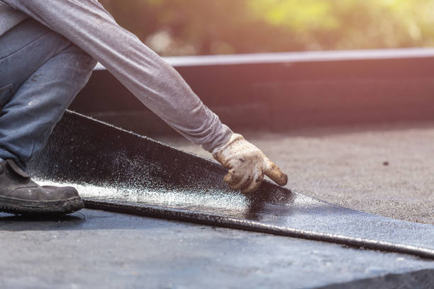 Professional Interior Drainage System technician working in Ridgefield Park, NJ